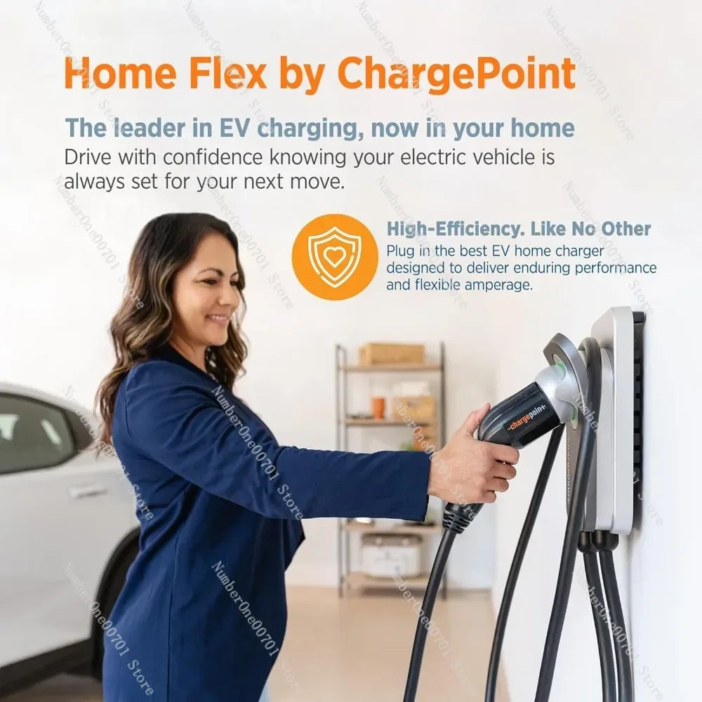 Home Flex Level 2 EV Charger, NEMA 14-50 Outlet 240V EV Charge Station